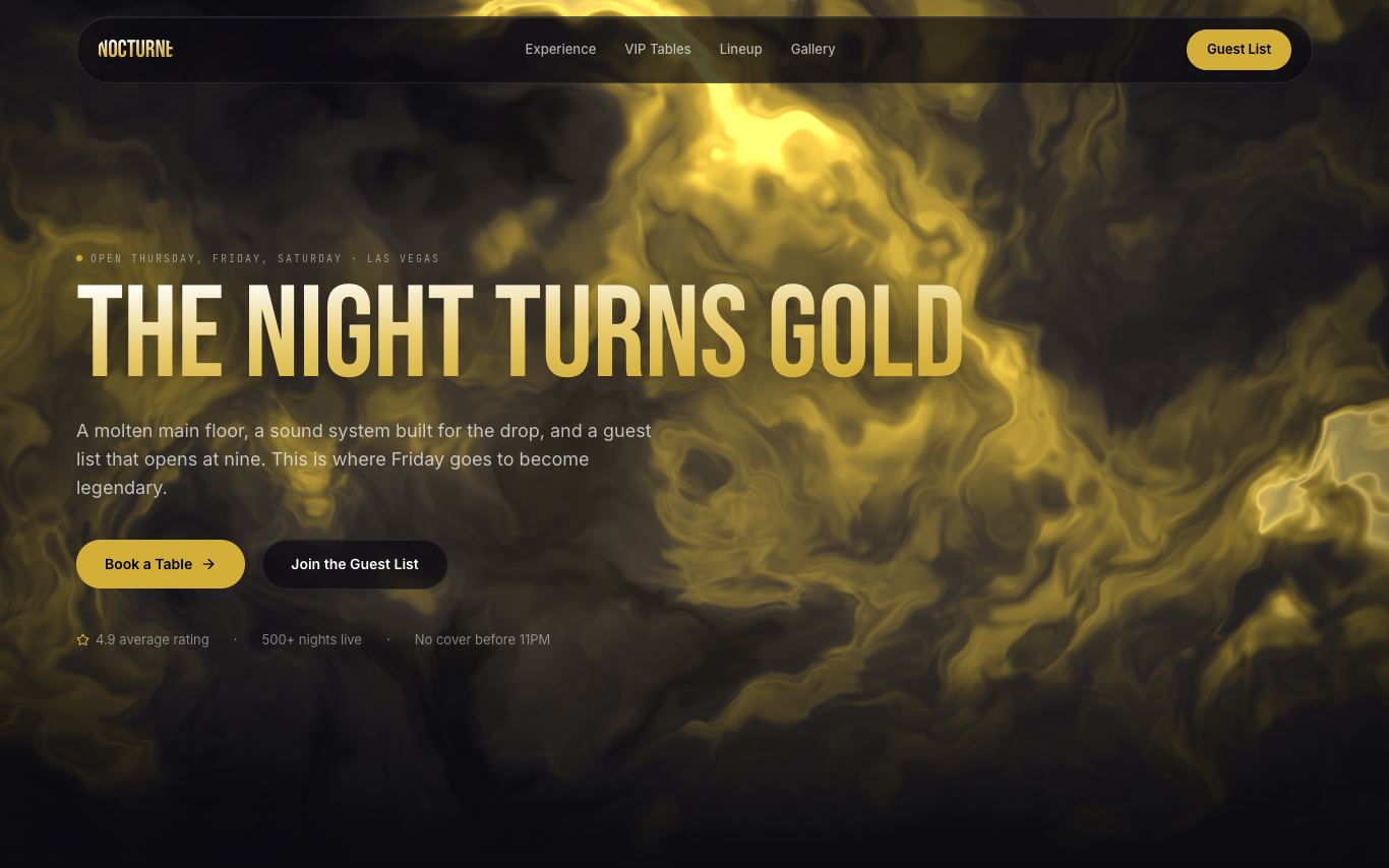 NOCTURNE website